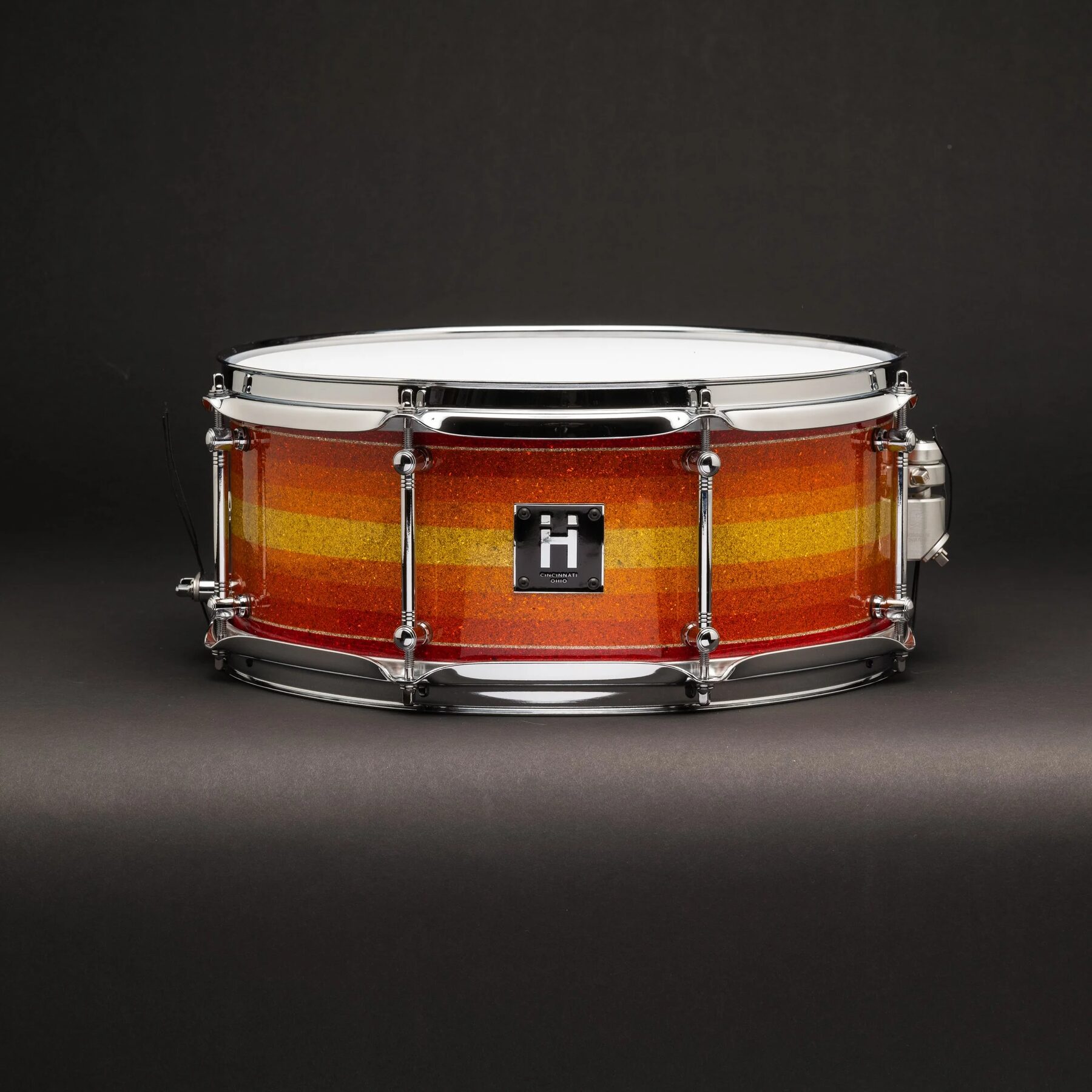 Orange and gold lowrider fade snare